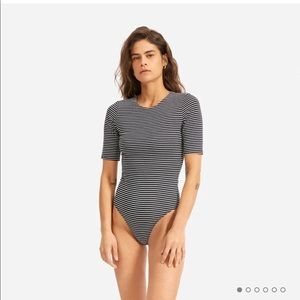 Everlane The Short-Sleeve Crew Neck Bodysuit